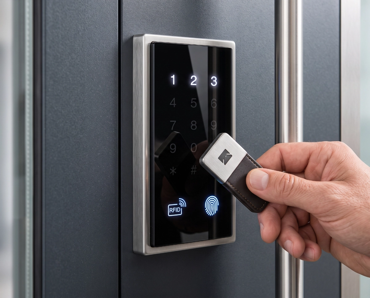 Code und Transponder – PIN-Tastenfeld und RFID-Chip Zugang